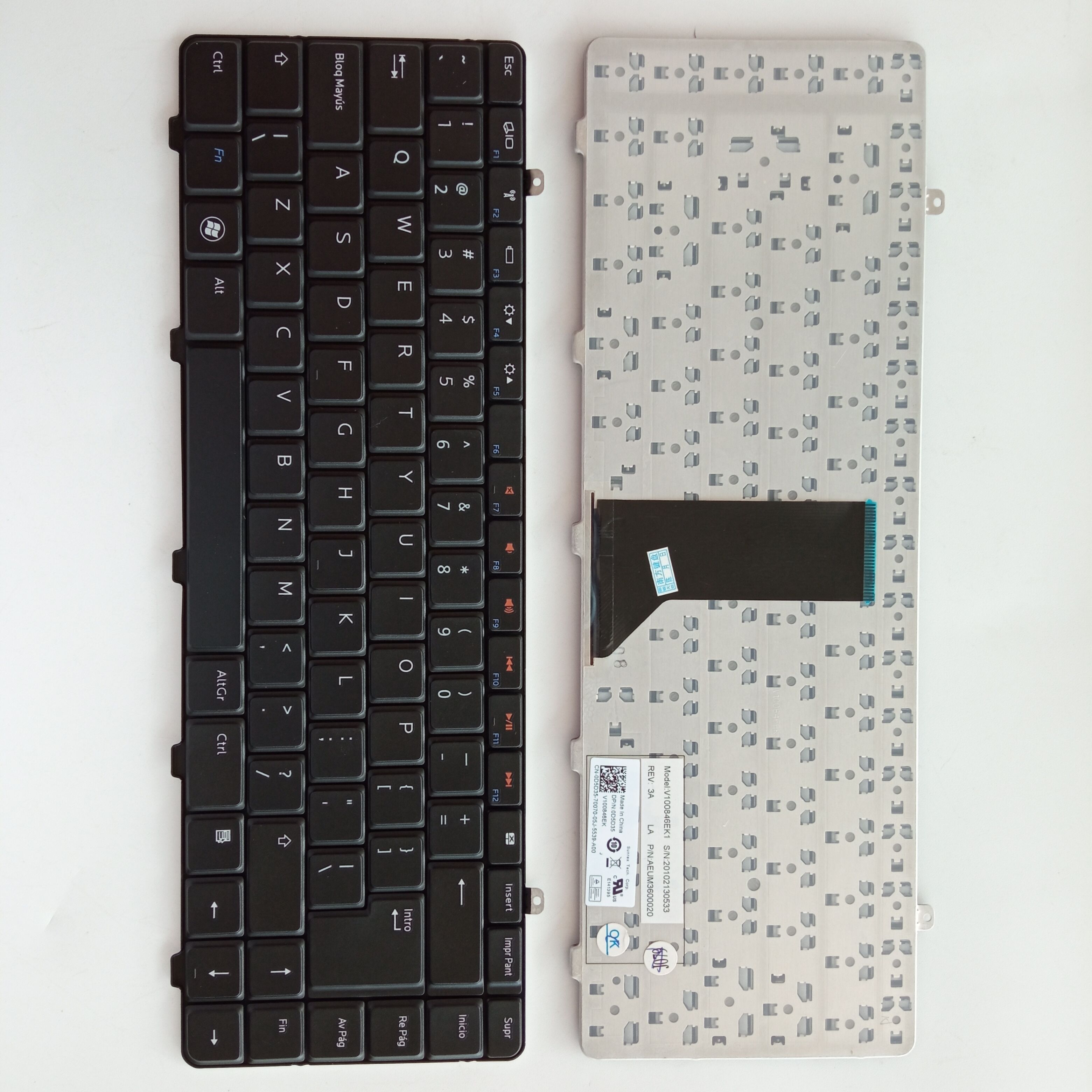Picture of New Replacement Laptop Keyboard For DELL 1464 BLACK UI Layout
